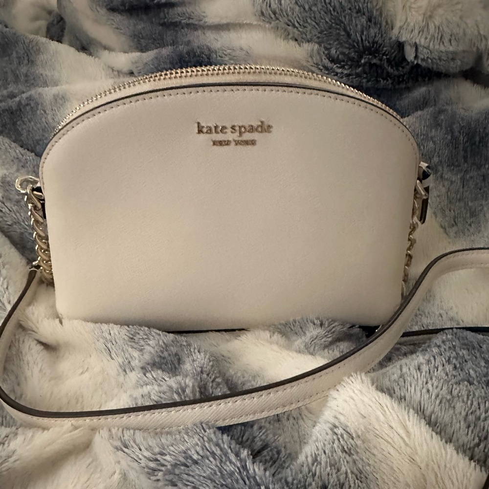 Kate Spade morgan dome cross body - white